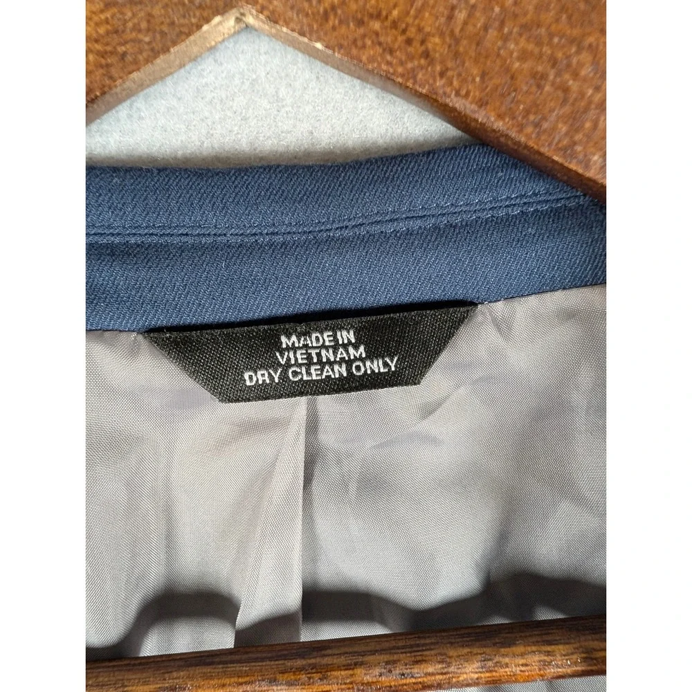 Haggar H26 Mens Blue Tailored Fit Two Button Blazer Sport Coat 48R HZ70304